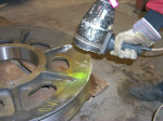 Example of MT inspection